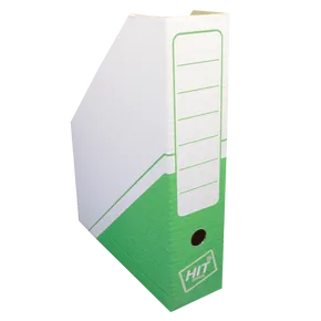 Archivbox mit Aufdruck 32,5x25,5x7,5 cm - grün